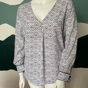 ELOQUII - BRAND NEW glasses print blouse - Size 18